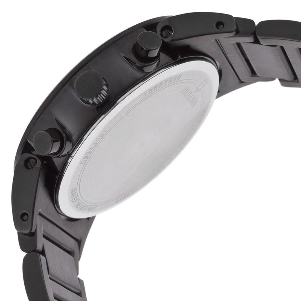 Bulova Black Chronograph Classic Watch - Picture 2 of 4